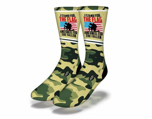 I STAND FOR THE FLAG Patriotic Socks