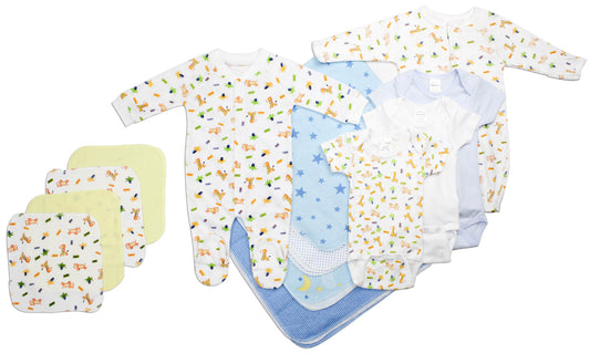 Newborn Baby Boy 13 Pc Layette Baby Shower Gift