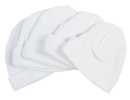 White Baby Cap (Pack of 5)