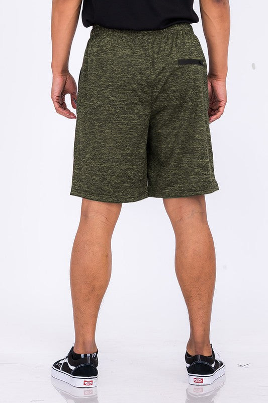 Marbled Active Running Shorts