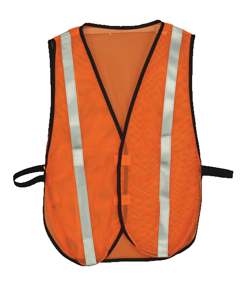 2W 8018A Economy Mesh Safety Vest - Lime Yellow