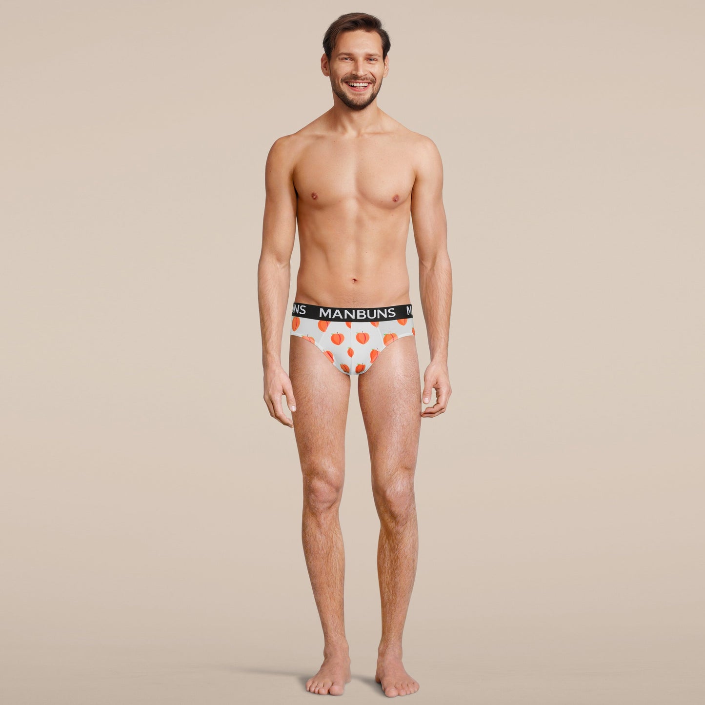 Men's Peach Brief Underwear