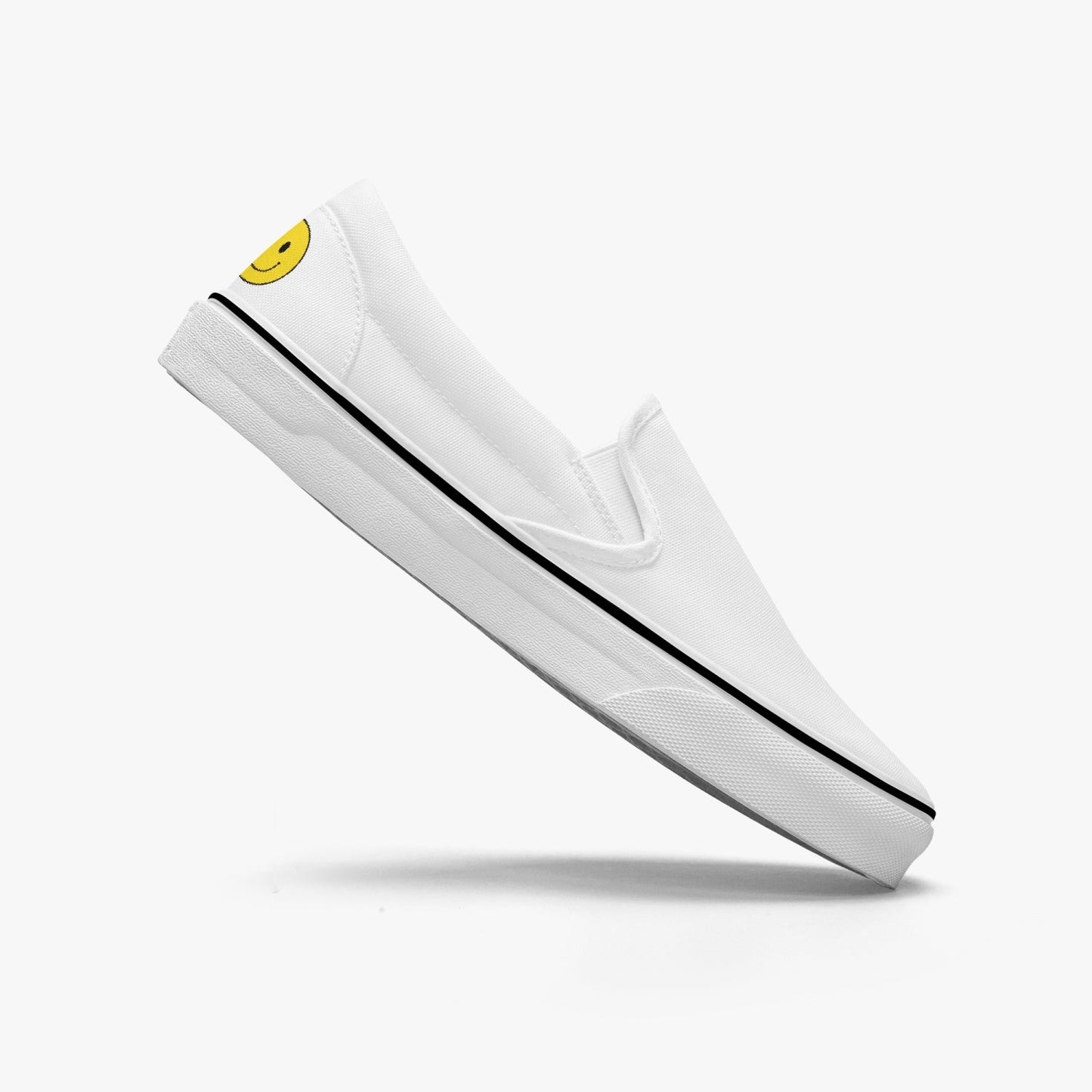 Jacki Easlick Smile Face Slip-On Canvas Sneakers