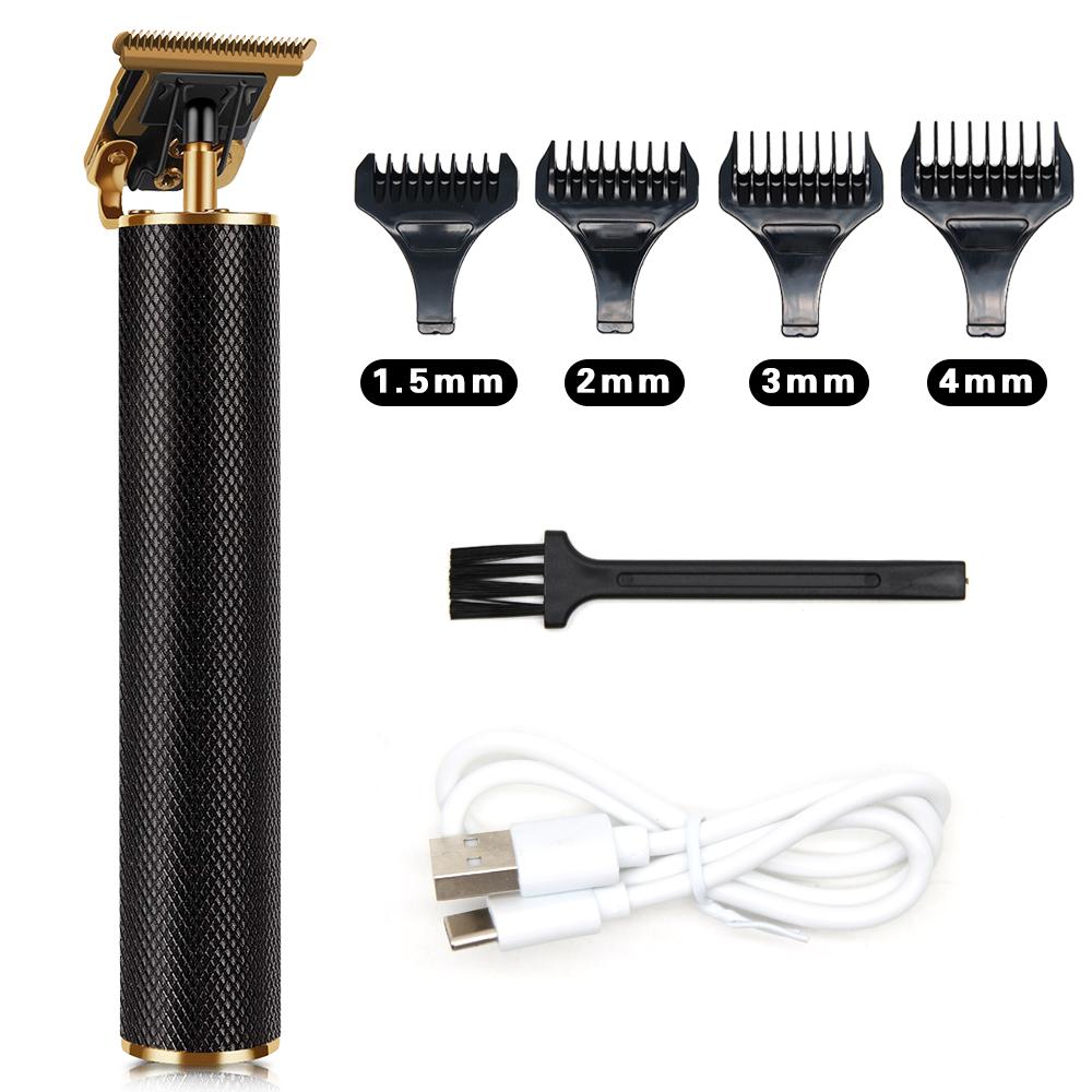 Professional Barber Hair Clipper Rechargeable Trimmer Shaver