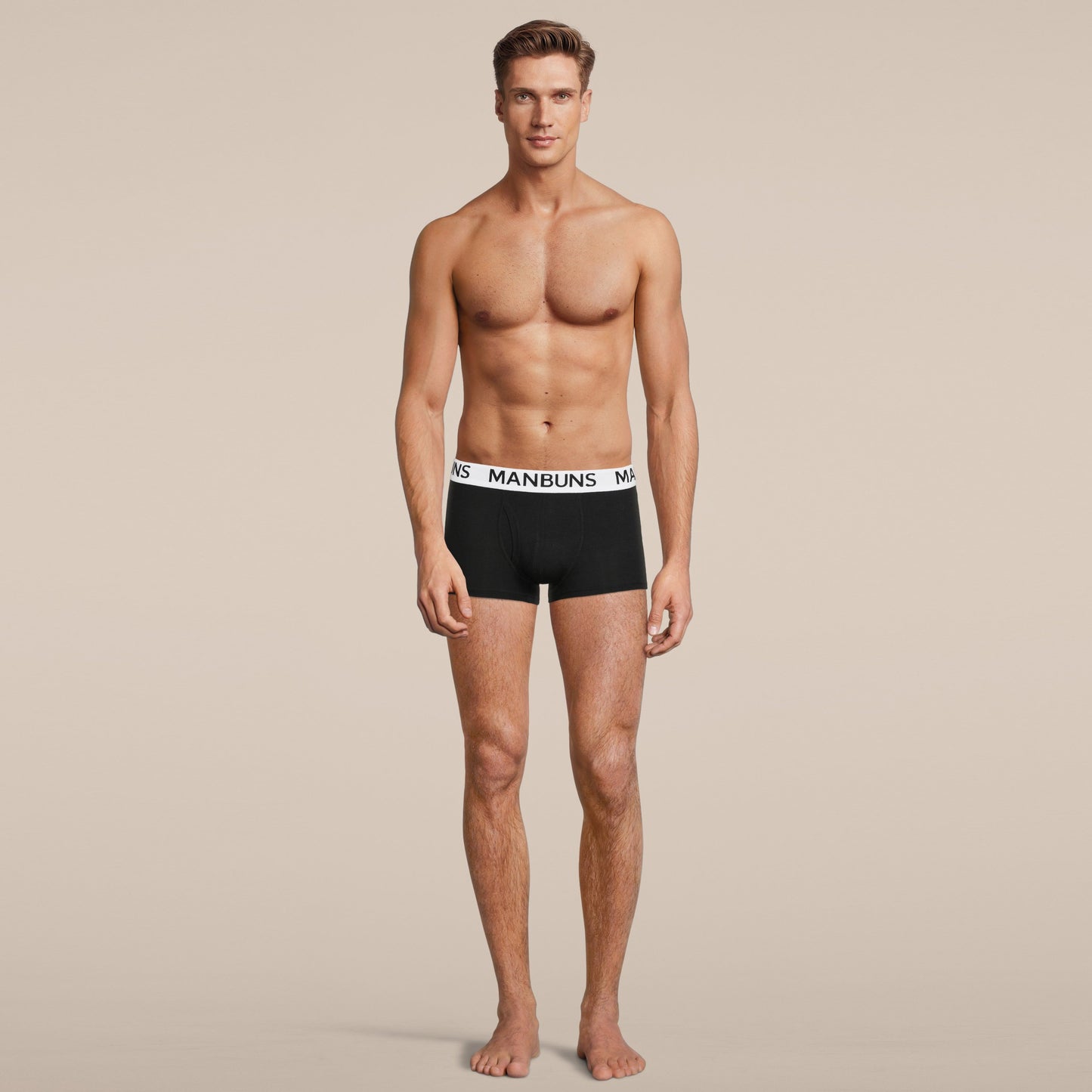 Men's Classic Black Boxer Trunk Underwear