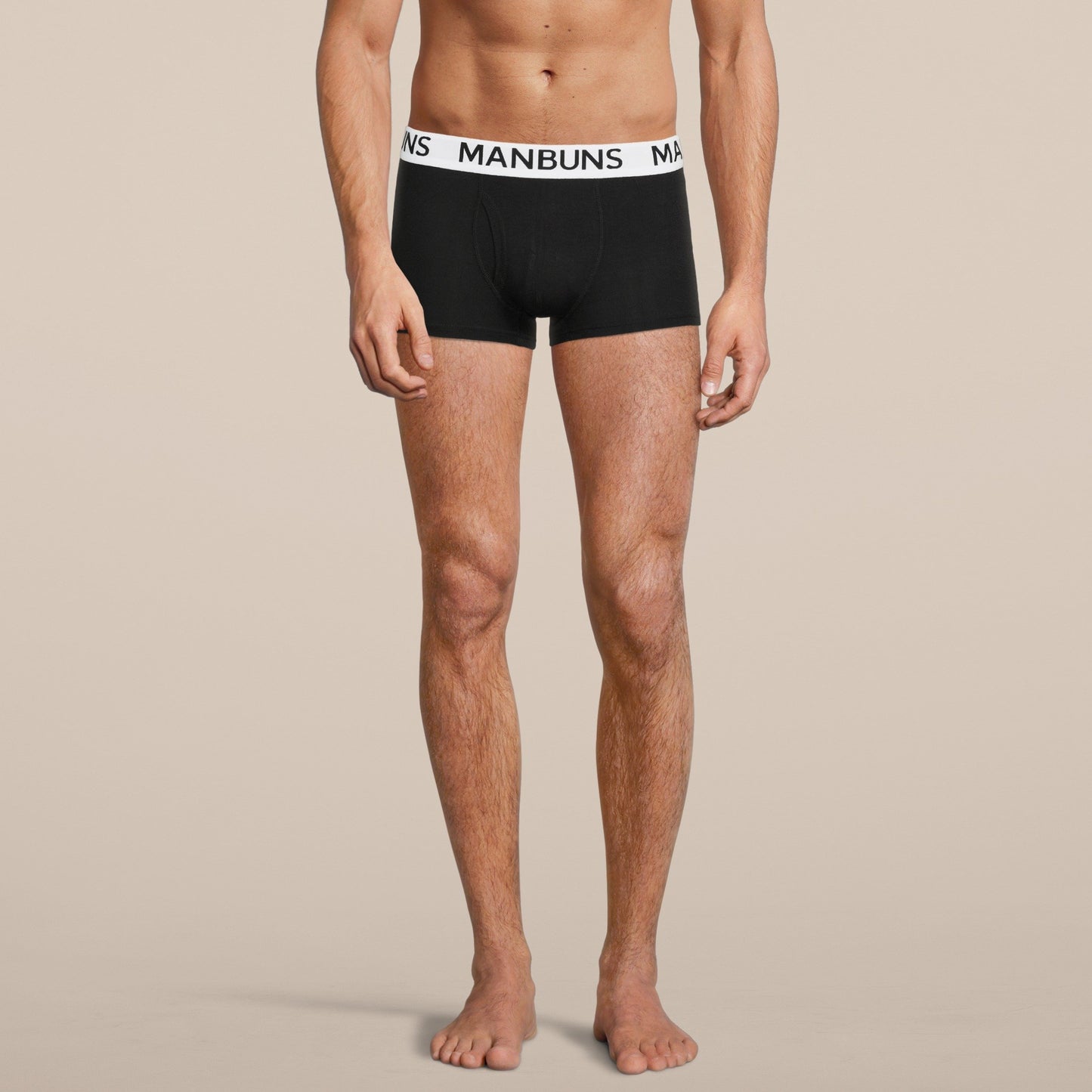 Men's Classic Black Boxer Trunk Underwear