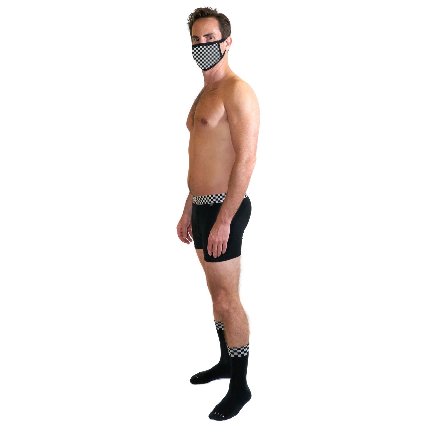 Bandit Face Cover & Underwear/Sock Bundle