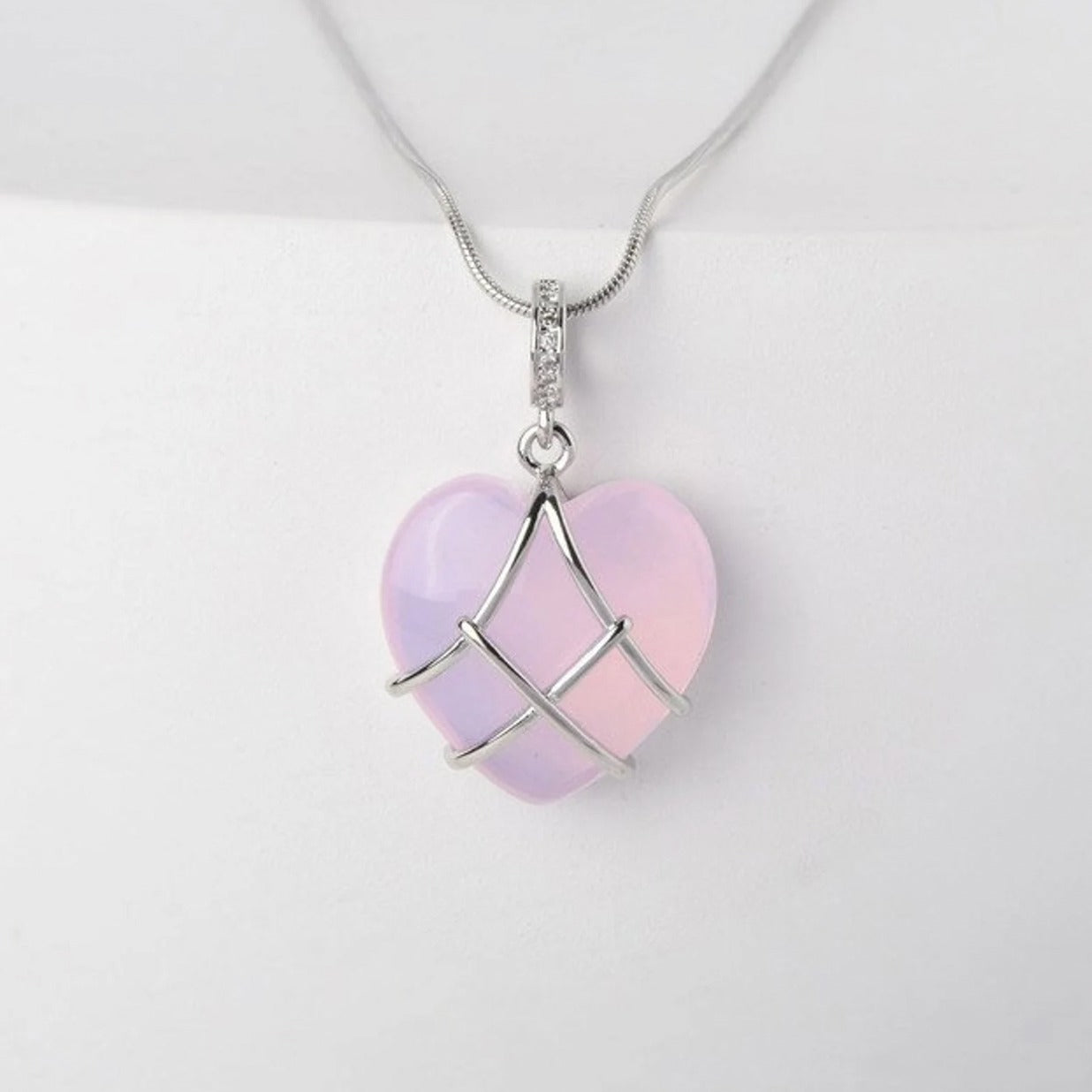 Moonstone Love Girl Novelty Necklace