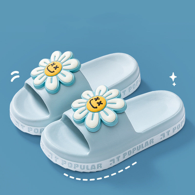 Summer Anti-Slip Flower Garden Letter Slippers