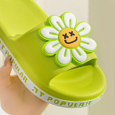 Summer Anti-Slip Flower Garden Letter Slippers