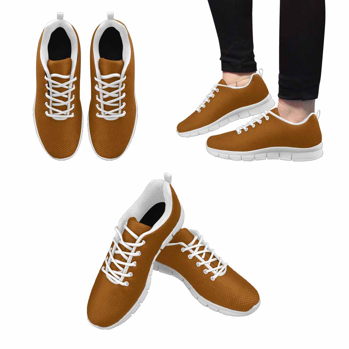 Sneakers For Men,    Brown   - Running Shoes