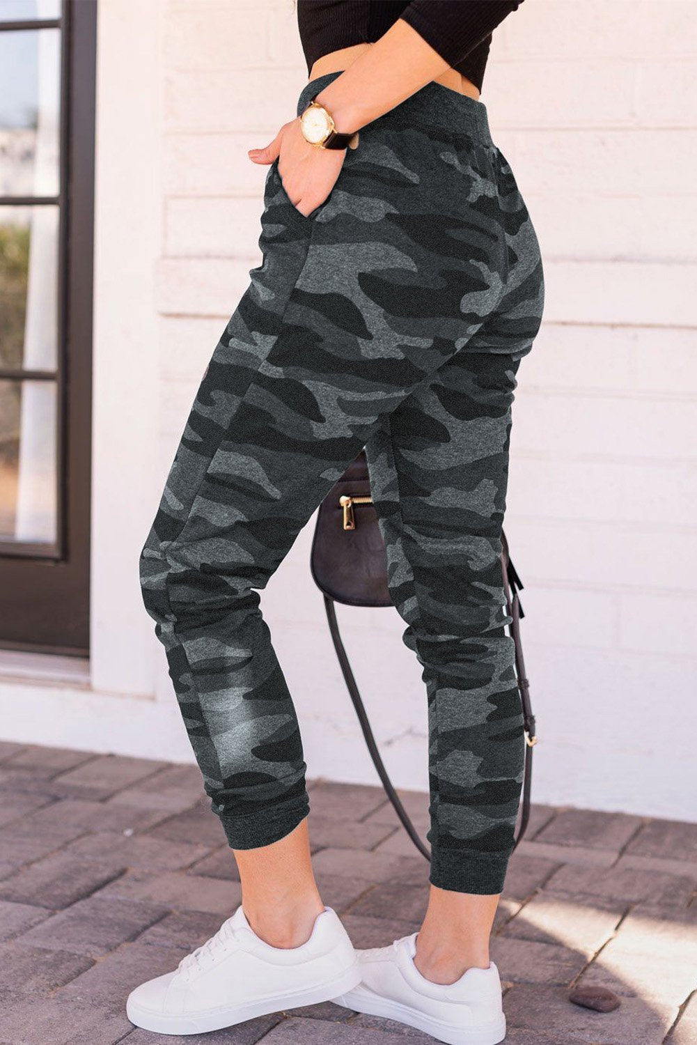 Camouflage Drawstring Joggers