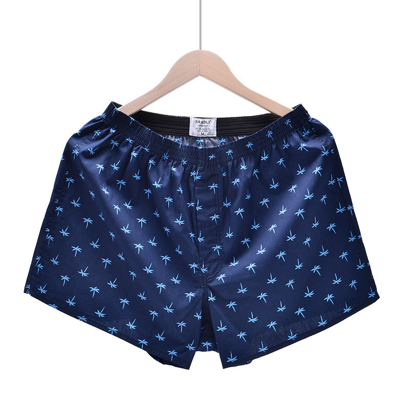 Men's Woven Printed Fashionable Home Shorts