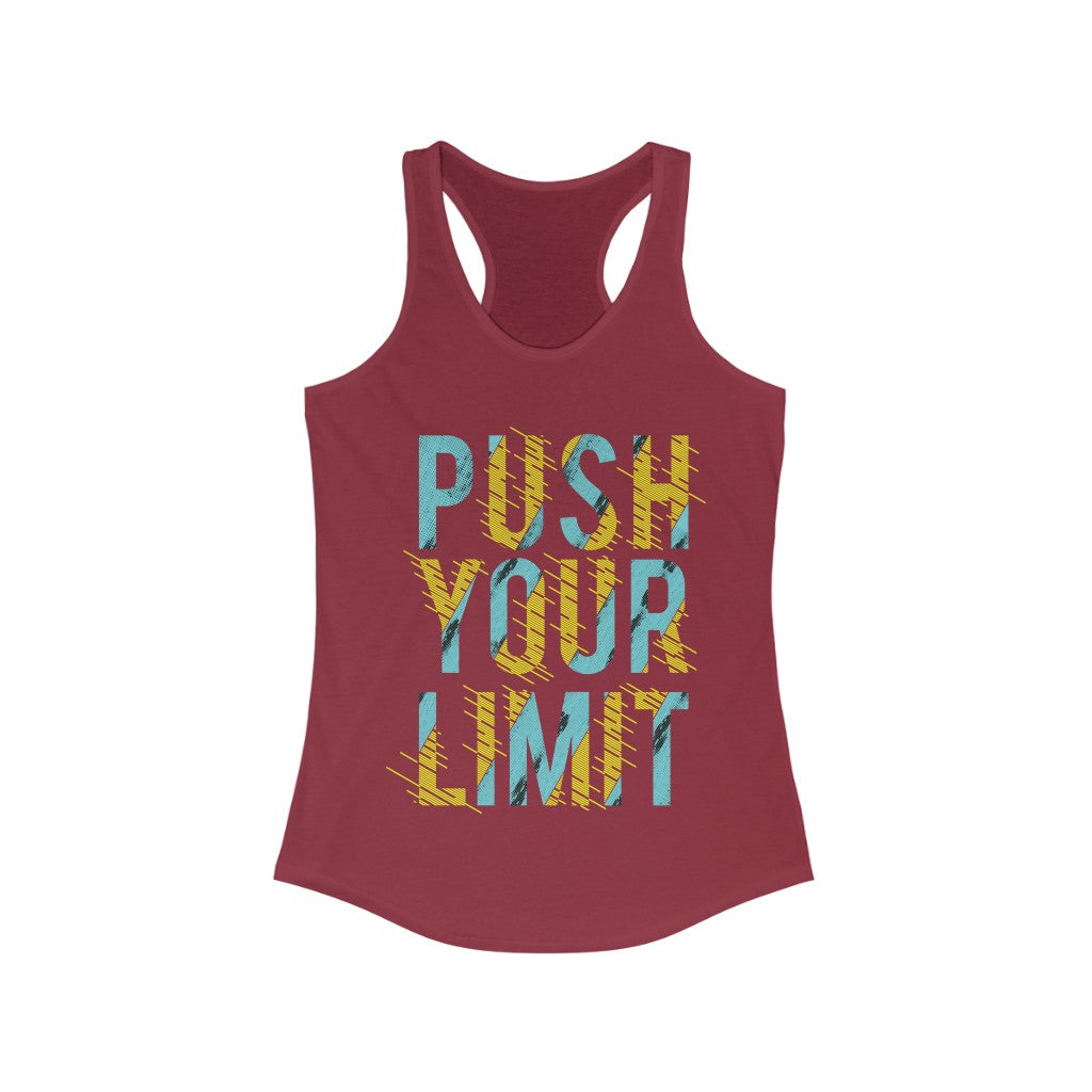 Push Your Limit Racerback Tank Top Tee