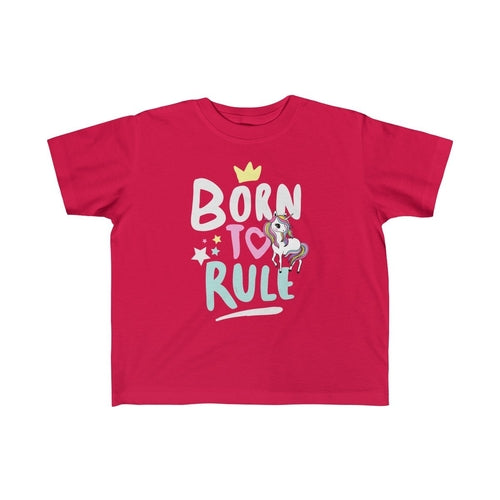 Born to Rule Unicorn Girl Tee