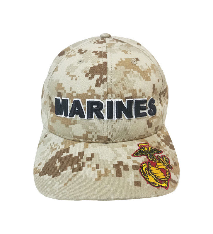 JWM 9623554 U.S. Marines Logo Baseball Cap, Digital Camouflage - O