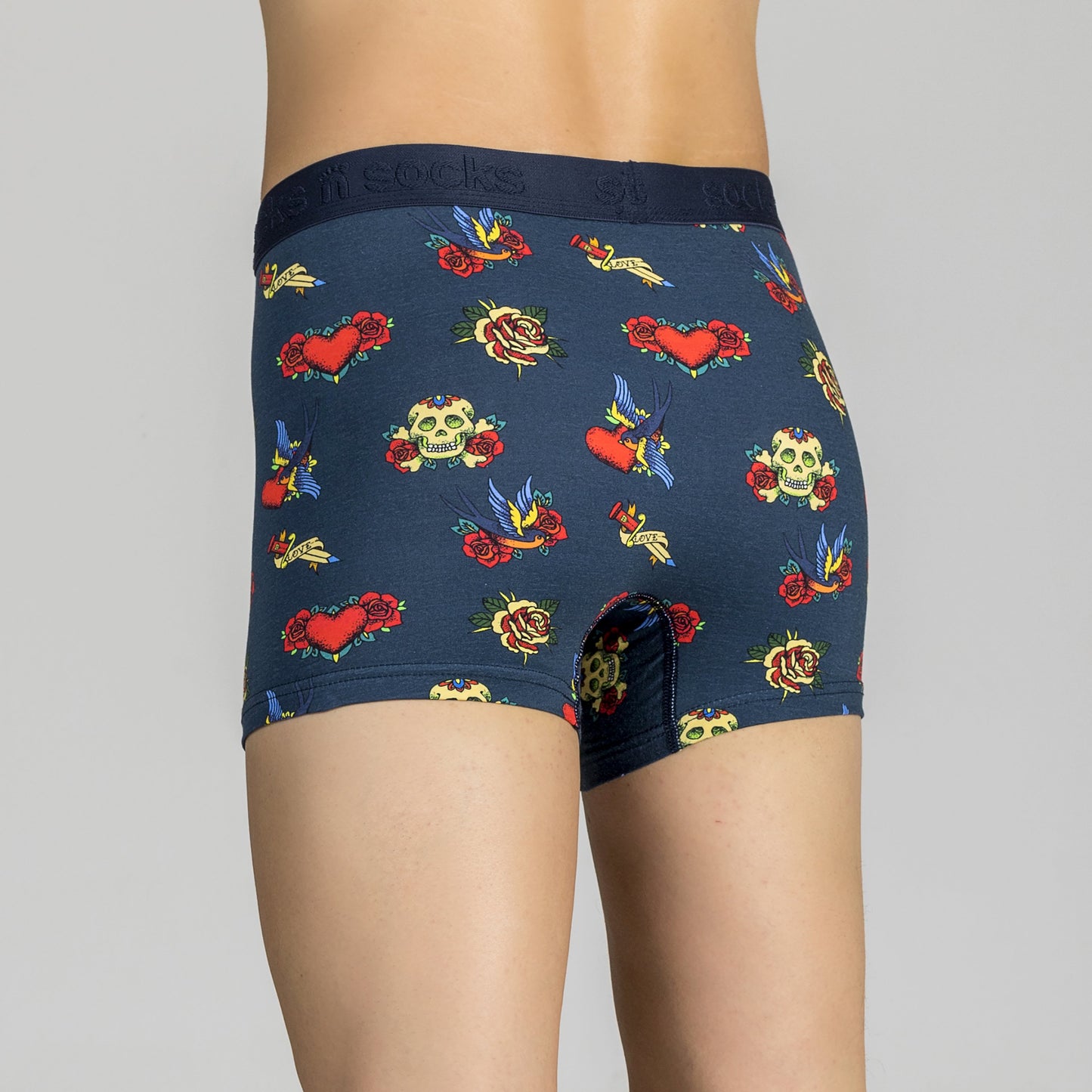 Men's Tattoo Boxer Brief