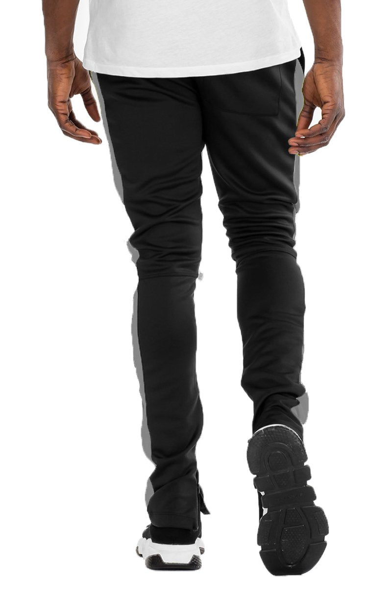 HOLIDAY TRACK PANTS- BLACK/ GREY