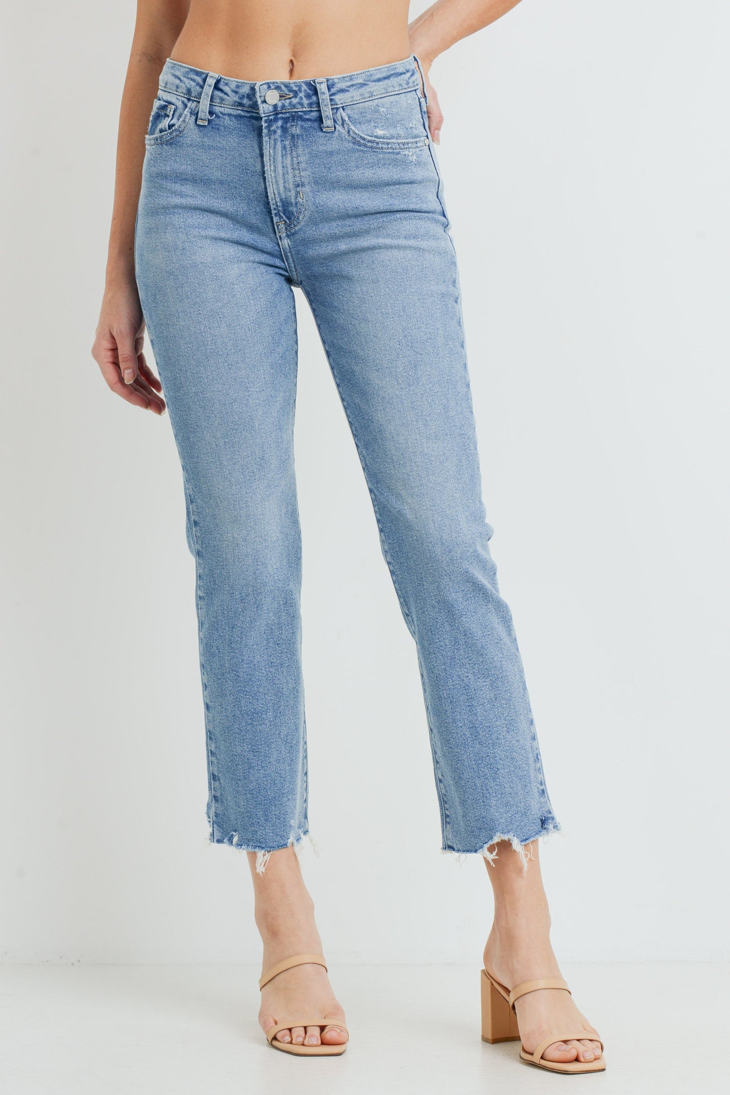 JUST BLACK DENIM VINTAGE STRAIGHT LEG JEAN