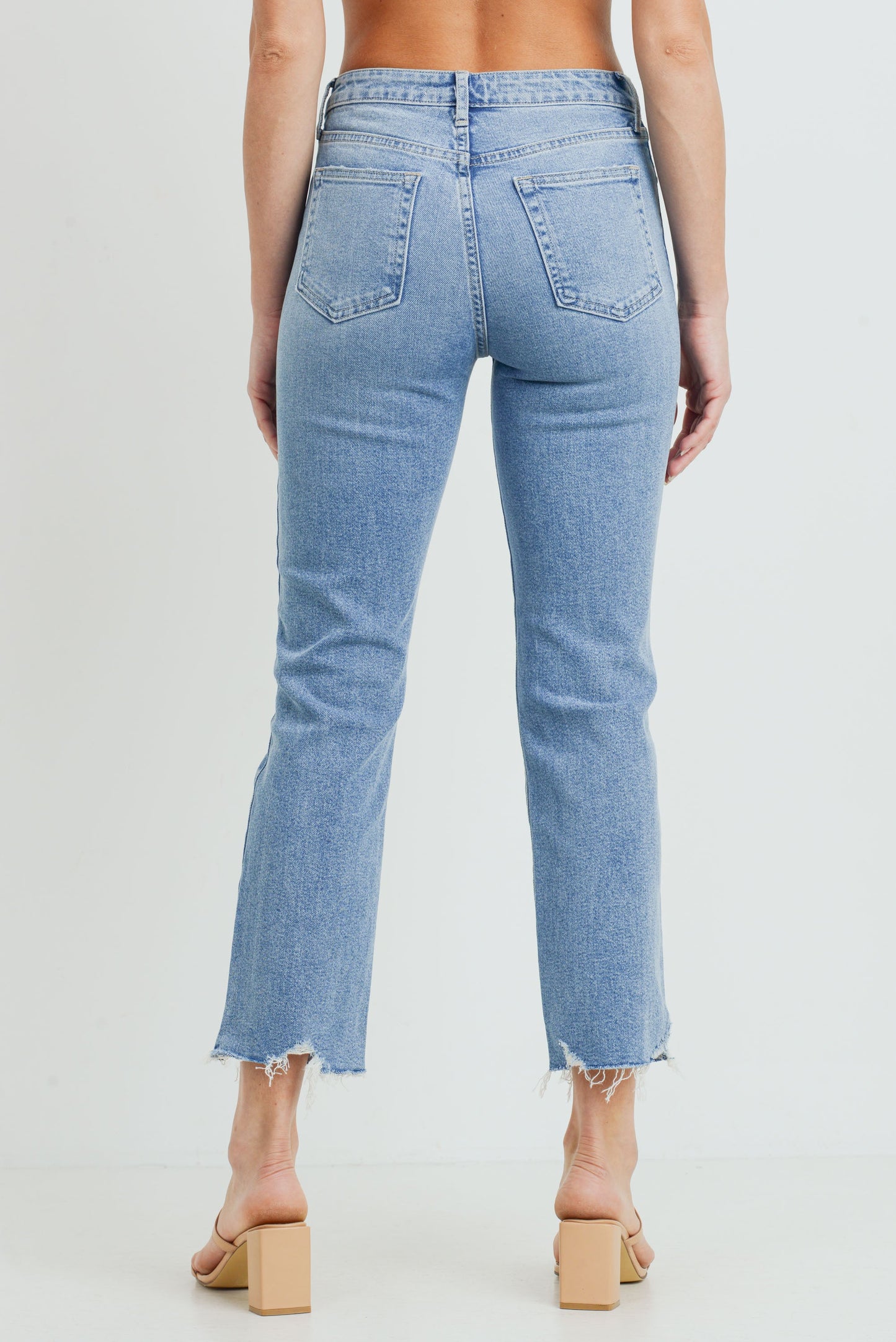 JUST BLACK DENIM VINTAGE STRAIGHT LEG JEAN