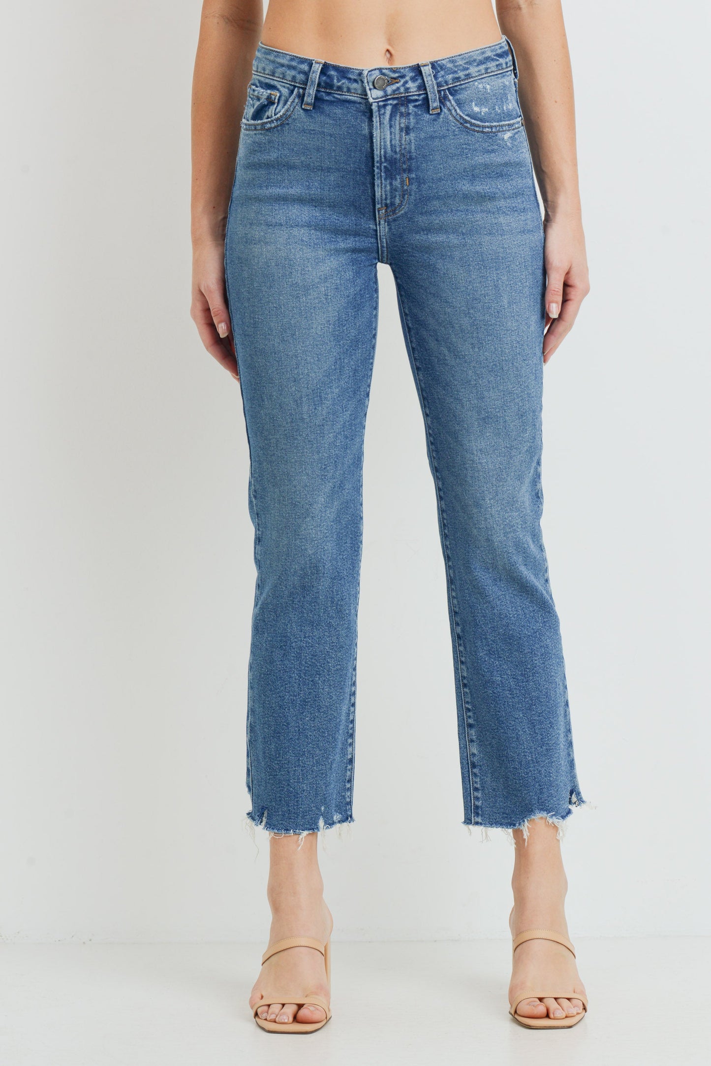 JUST BLACK DENIM VINTAGE STRAIGHT LEG JEAN