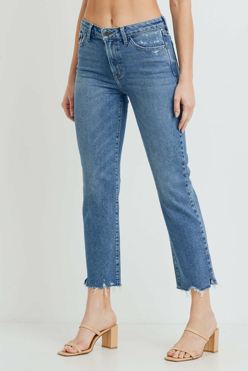 JUST BLACK DENIM VINTAGE STRAIGHT LEG JEAN