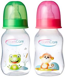 BornCare BCWS-102-1 4oz 125ml Regular Feeding Bottle with Silicone Nip