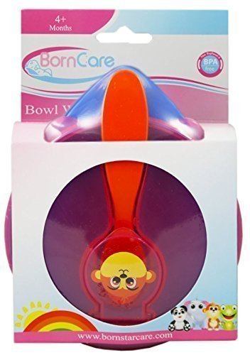 BornCare BCWS-137 Baby Feeding Bowl with Spoon