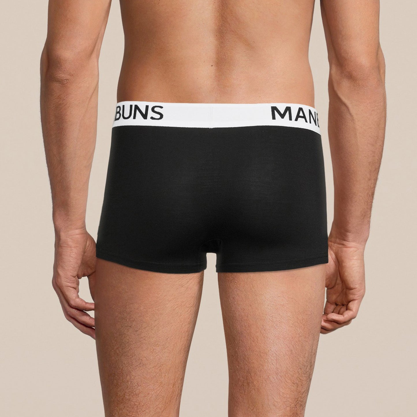 Men's Classic Black Boxer Trunk Underwear