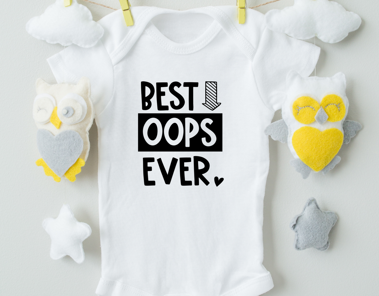 Best Oops Ever Cotton Baby Bodysuit