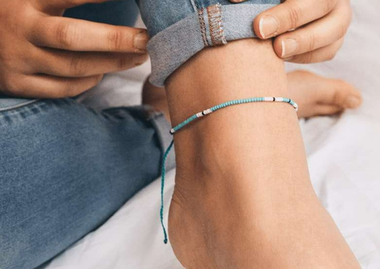 Cali Surf Anklet  - Blue