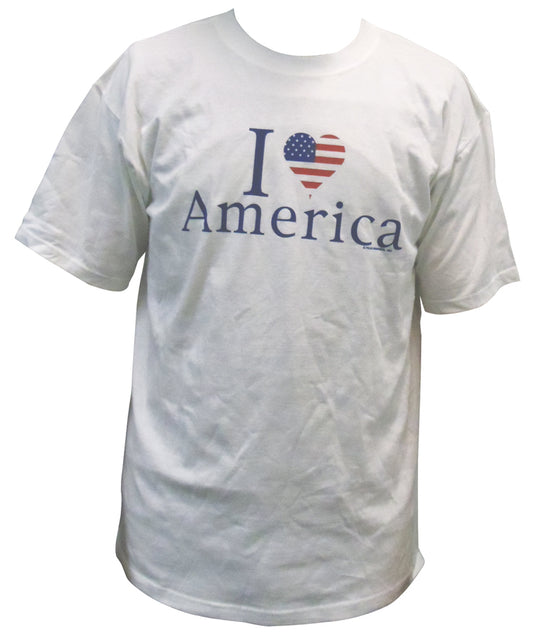 Barjan 2695L I Heart America T Shirt - Large