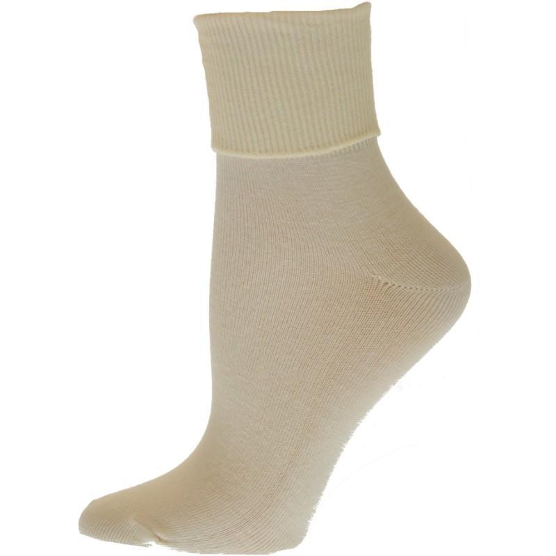 Turn Cuff Organic Cotton Seamless Toe 3 pair Pack