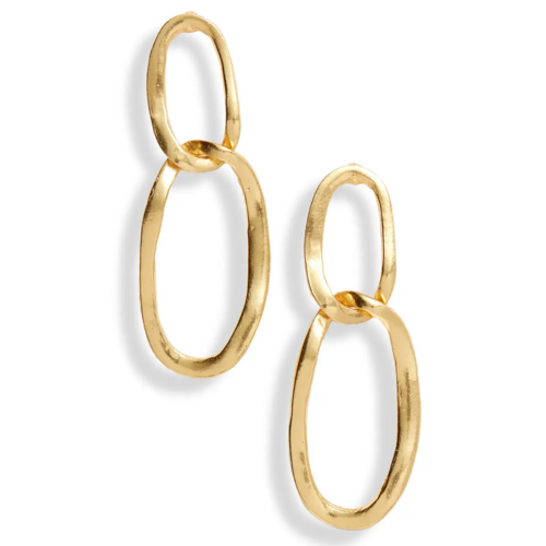 Oval link pendant Earrings