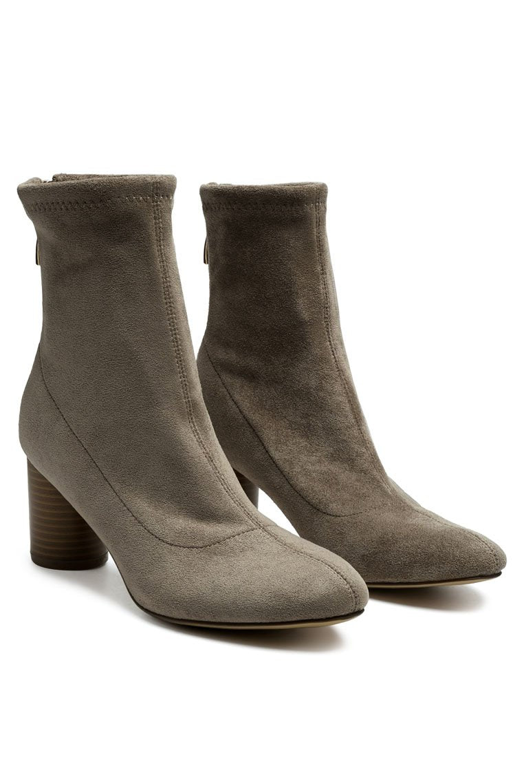 emerson micro suede ankle boots