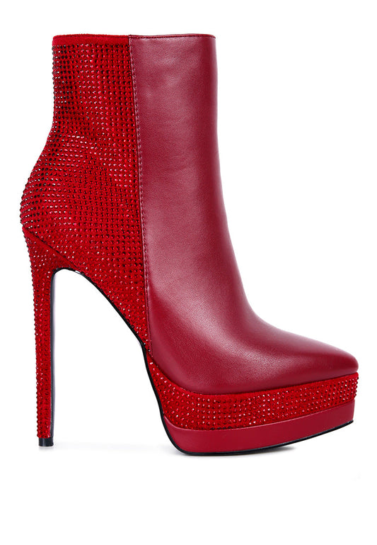 encanto high heeled ankle boots