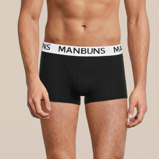 Men's Classic Black Boxer Trunk Underwear