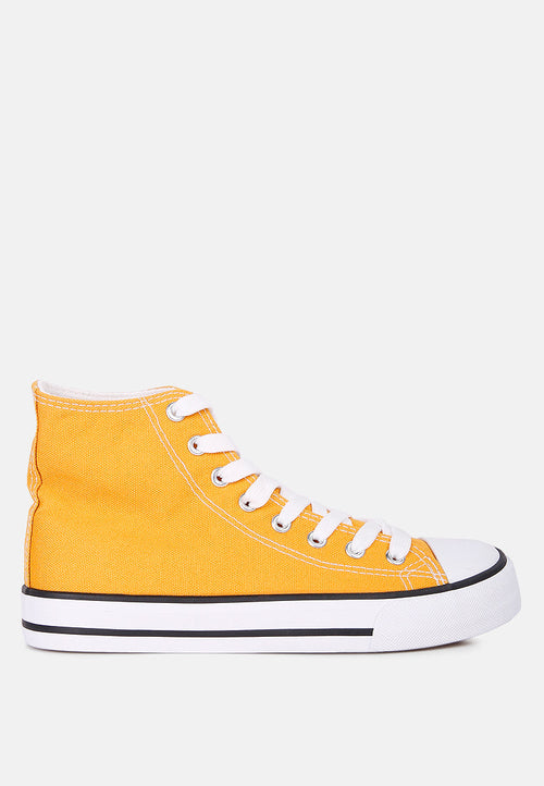 High Top Basketball Canvas Sneakers