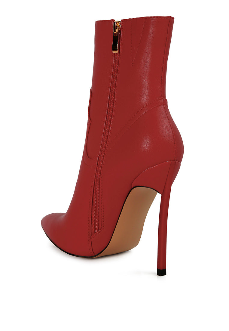 jenner high heel cowboy ankle boots