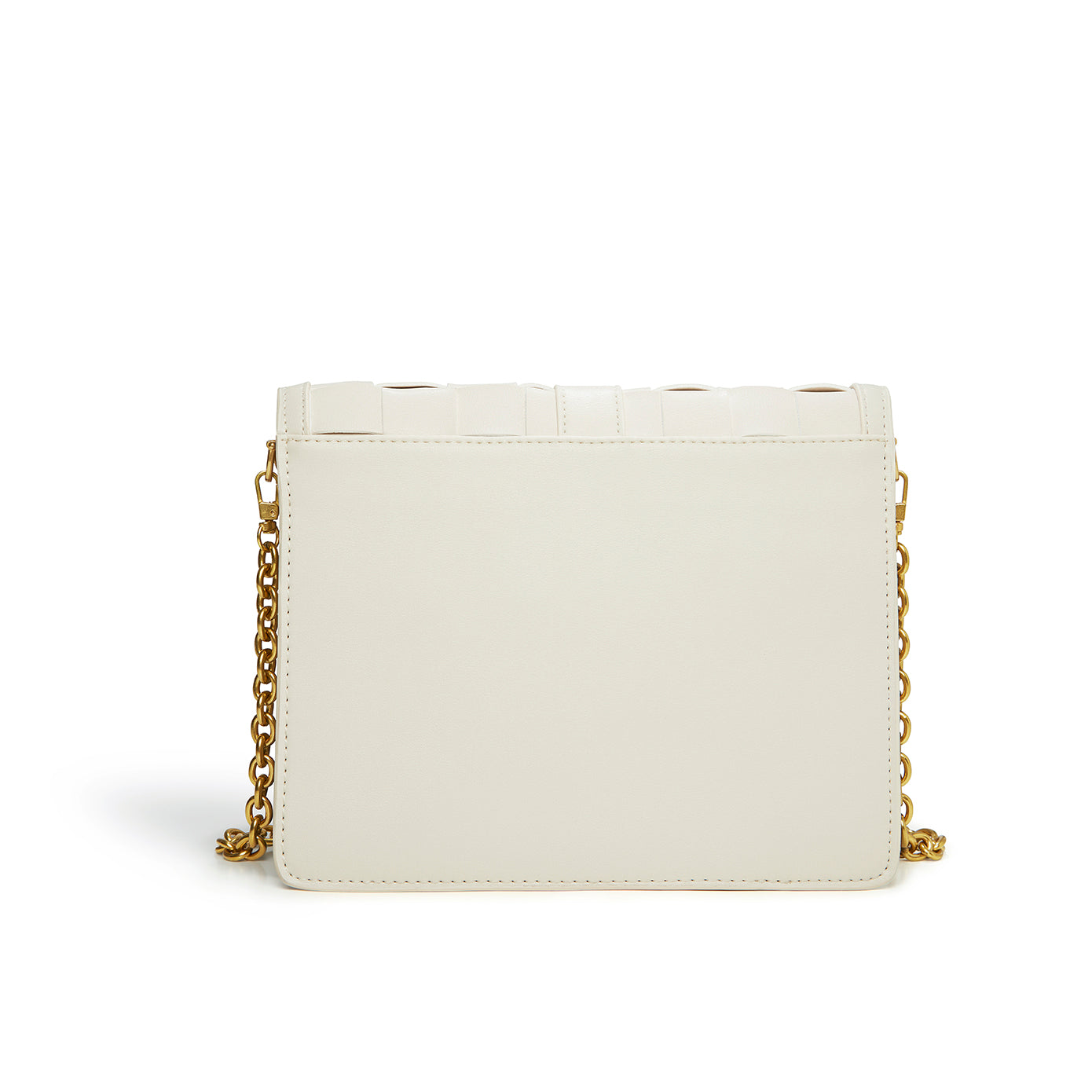 Daisy White Vegan Shoulder & Crossbody Bag