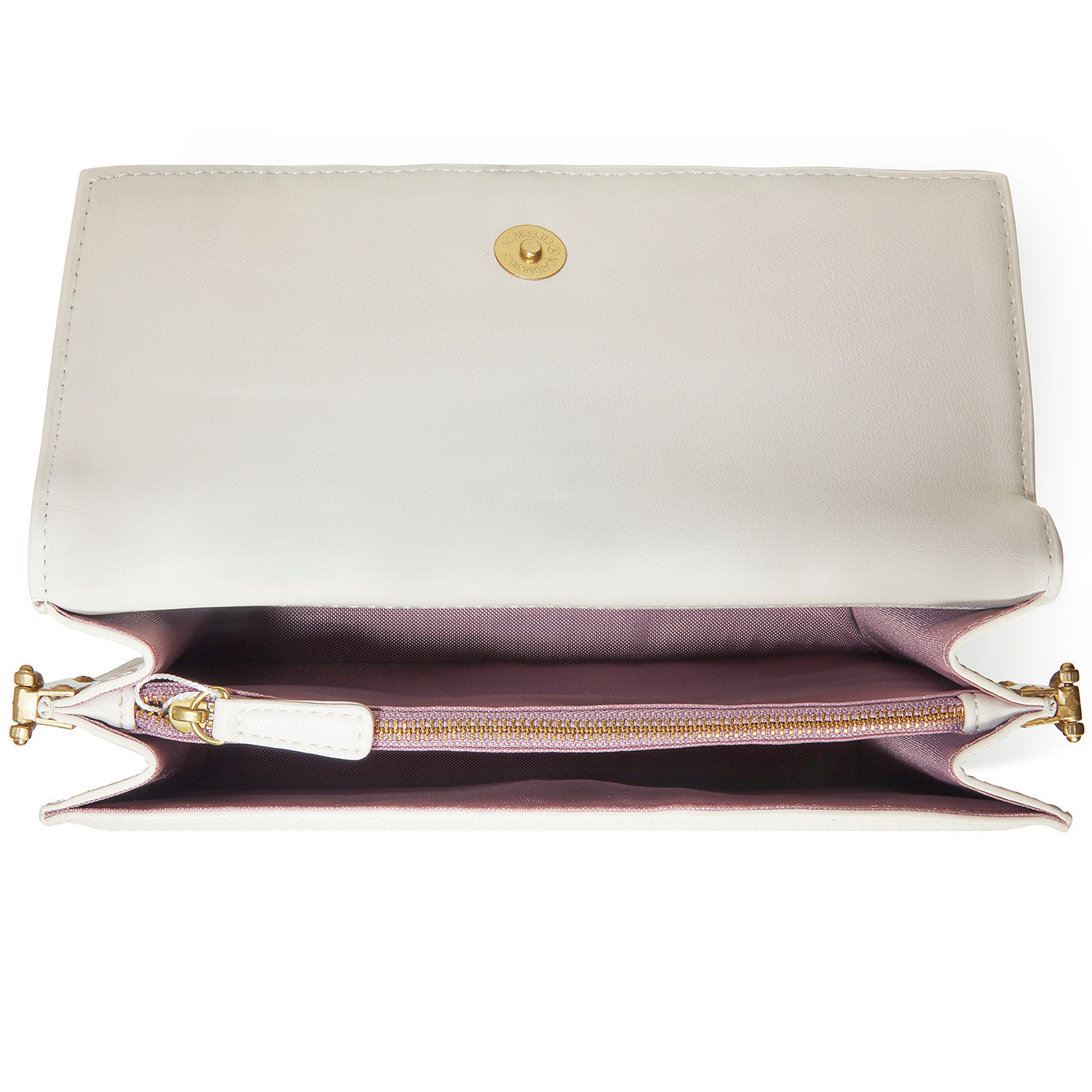 Daisy White Vegan Shoulder & Crossbody Bag