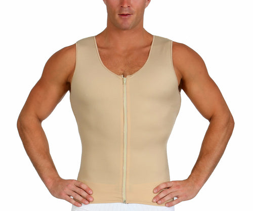 InstantRecoveryMD Men's Compression Sleeveless Front Zip Up Vest MD300