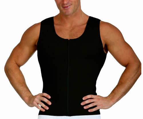 InstantRecoveryMD Men's Compression Sleeveless Front Zip Up Vest MD300