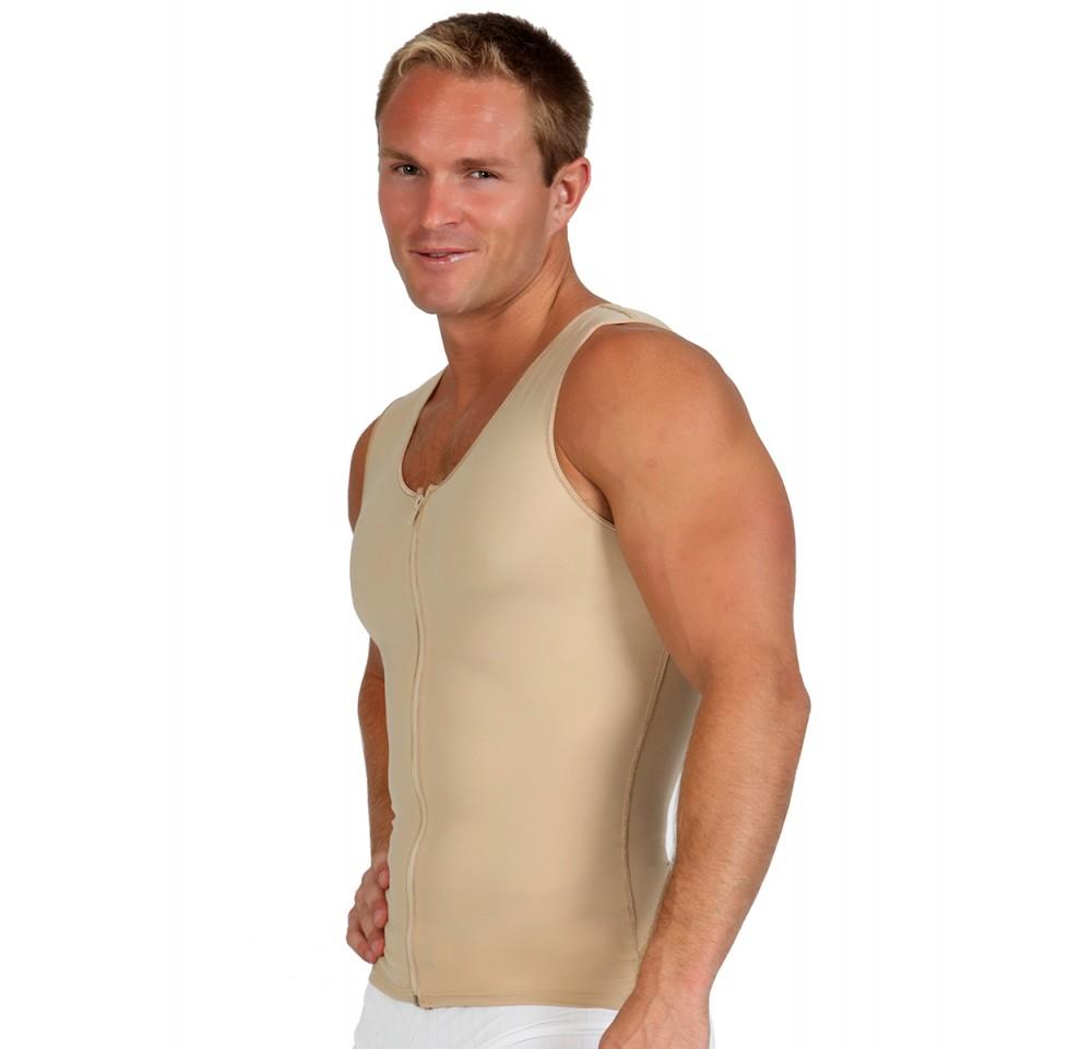 InstantRecoveryMD Men's Compression Sleeveless Front Zip Up Vest MD300