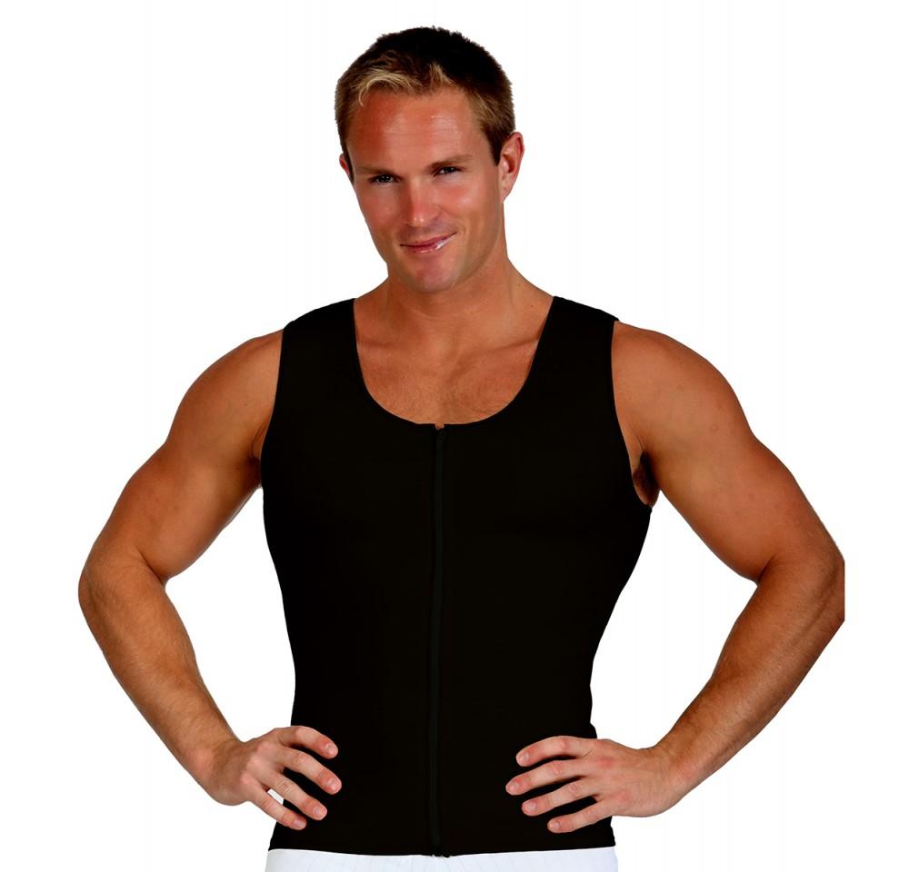 InstantRecoveryMD Men's Compression Sleeveless Front Zip Up Vest MD300