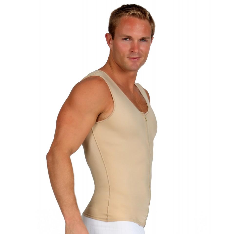 InstantRecoveryMD Men's Compression Sleeveless Front Zip Up Vest MD300