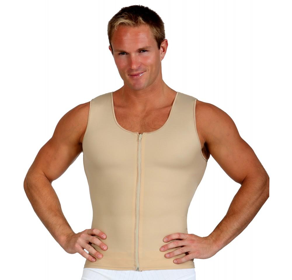 InstantRecoveryMD Men's Compression Sleeveless Front Zip Up Vest MD300