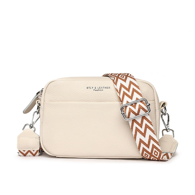 Embroidered Crossbody Shoulder Bags With Rhombus