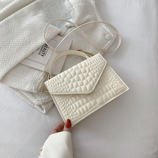 Elegant Simple & Fashionable Crocodile Style Handbag