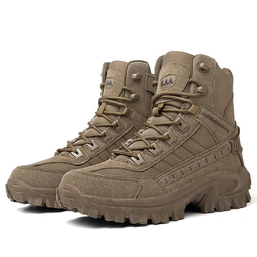 Men Military Tactical Boots Autumn Winter Waterproof Leather Army